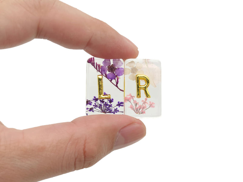 [Australia - AusPower] - ASVP Shop X-Ray Markers Flower Resin with Lead Letters - includes Adhesive Strips Your X-Ray Markers - Extra Strength - Reusable & Washable 