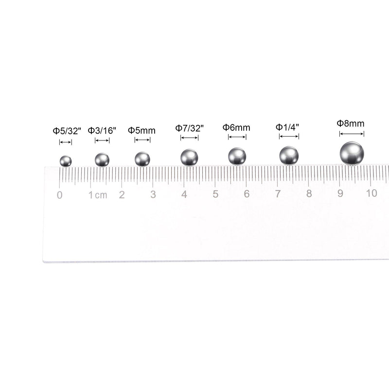 [Australia - AusPower] - uxcell 100pcs 8mm 316L Stainless Steel Bearing Balls G100 Precision 