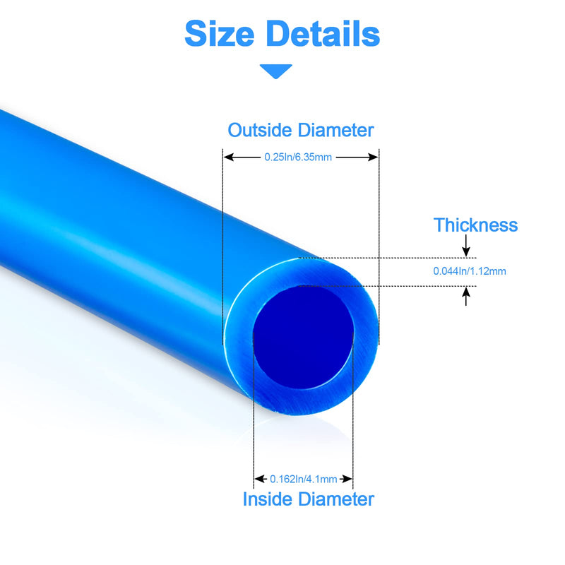 [Australia - AusPower] - 30FT 1/4 Inch O.D.RO Water Tubing,NSF Certified Pipe for RO(Reverse Osmosis) Water Purifier Filter System,BPA free Flexible Plastic Hose(blue) 30 FT 