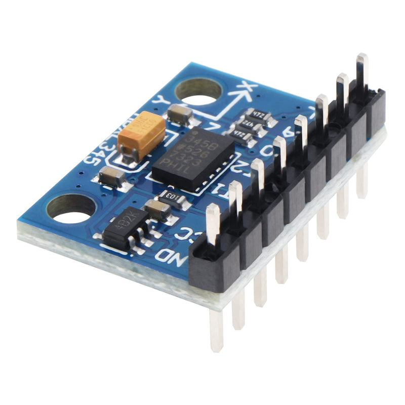 [Australia - AusPower] - 2Pcs GY-291 ADXL345 3-Axis Digital Acceleration of Gravity Tilt Inclination Module IIC/SPI Transmission 