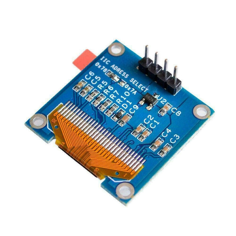 Hailege 0.96 Inch I2C IIC OLED LCD Display 128 x 64 4-Pin OLED Display Module (White)
