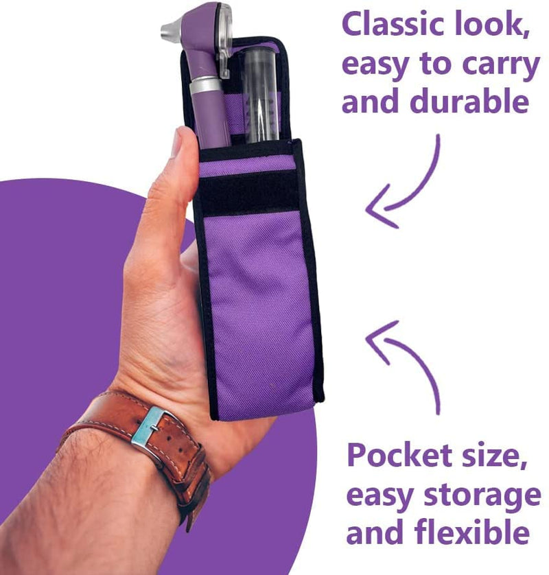 [Australia - AusPower] - OdontoMed2011® Mini Otoscope Fiber Optic Examination + Free Bulb (Purple) Purple 