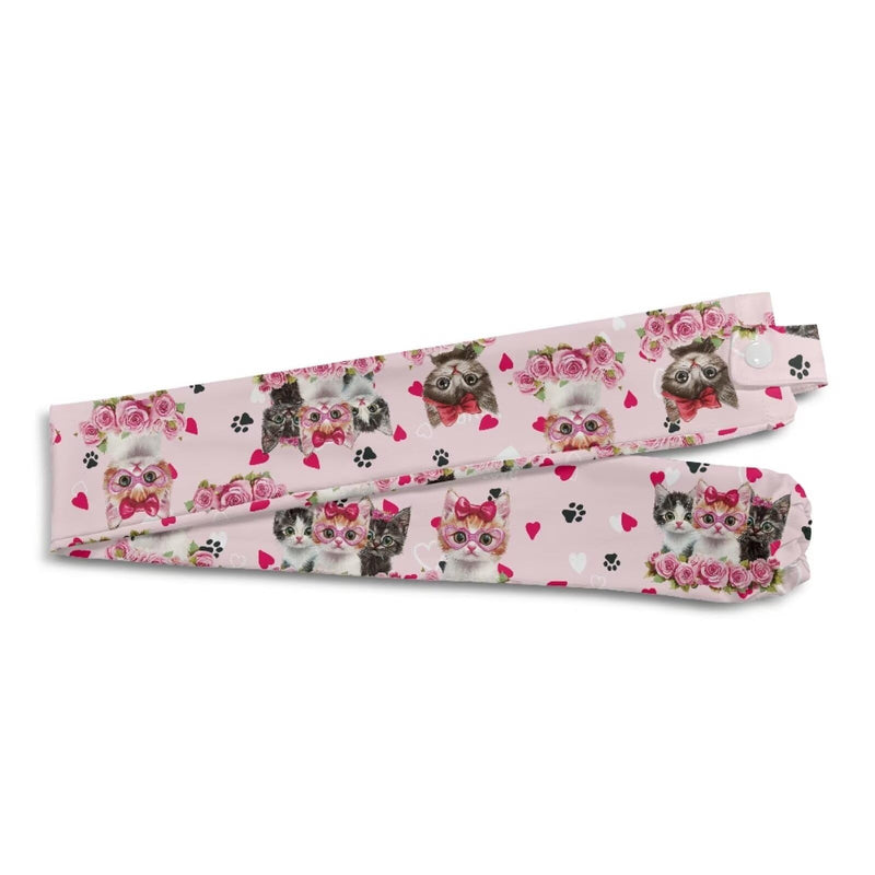 [Australia - AusPower] - Nurses Week Gifts Rose Stethoscope Cover Cat Print Stethoscope Accessories 2 Pack Stethoscope Cover Sleeve Stretchy Stethoscope Protective Cover for Nurses Doctors Mothers Day Gift for Mom Rose Cat 