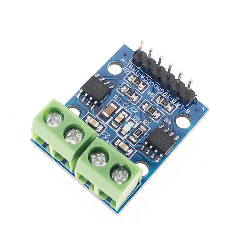 5pcs L9110S DC Stepper Motor Driver Controller Board 2.5-12V H-bridge for Arduino with Dupont Cable Male to Female 30 Pin, 28AWG Wire