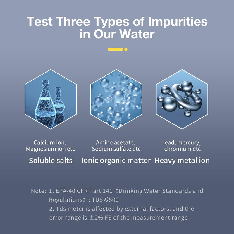 [Australia - AusPower] - 2024 All-New 4 in 1 Tds Meter Digital Water Tester - Accurate and Reliable Turbidity Meters Testing TDS EC & Temp(°C,°F) - 0-9990ppm - Professional Testing for Drinking Water, RO/DI System, etc. White 