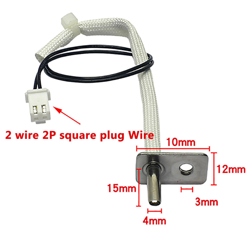 [Australia - AusPower] - 3 Pack 100K-200K Thermostat NTC Temperature Sensor Probe Compatible for Joyoung Air Fryer KL45-VF533, 22CM/8.66inch Replacement Air Fryer Temperature Sensor Probe Parts 