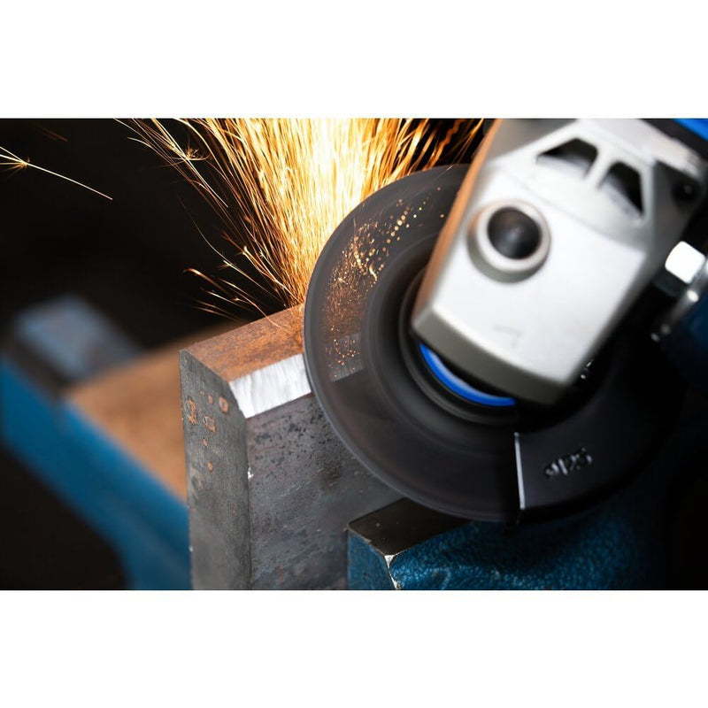 PFERD Tools CC-GRIND VIEW - 10x CC-GRIND VIEW Sanding Discs 125 x 22.23 mm Special Line SGP Steelox for Steel/Stainless Steel 64196126 - High Performance Sanding Disc for Aggressive Grinding
