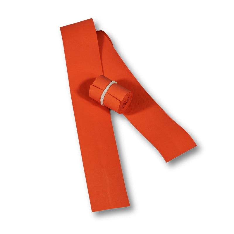 [Australia - AusPower] - Disposable Tourniquet [Pack of 25] Orange 1" x 18 Inch Long Rolled and Banded Single-Use Elastic Latex-Free First Aid Tourniquets (25) 