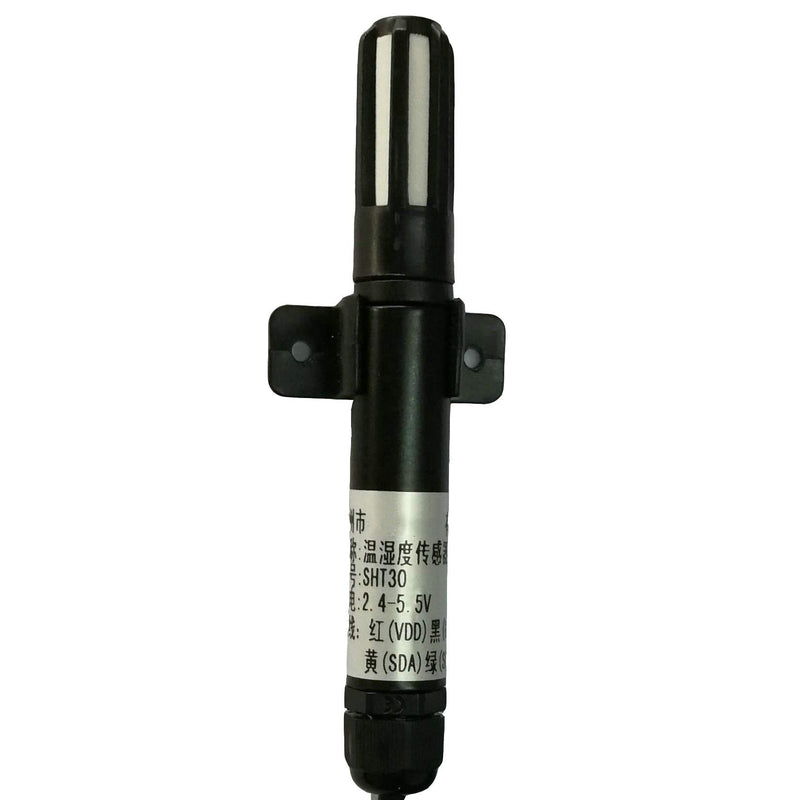 [Australia - AusPower] - Taidacent SHT30 SHT31 High Precision Waterproof Digital Temperature Sensor 1M Cable Water Resistant Temperature and Humidity Sensor Air Temperature and Moisture Measurement (SHT31, Shielded Cable) 