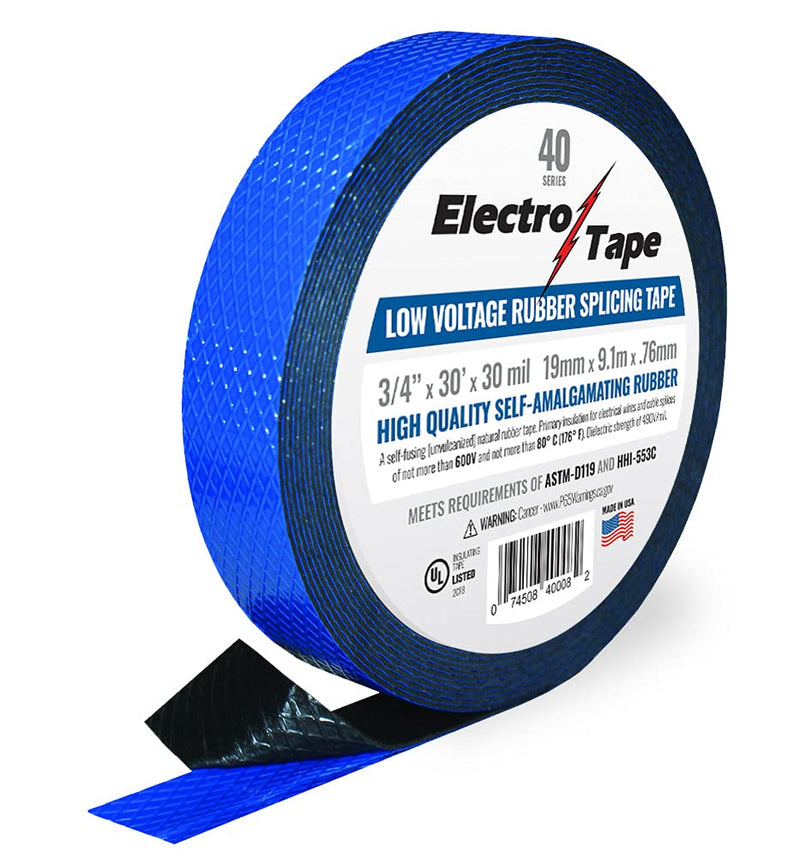 Rubber Splicing Tape & Super Premium Grade 850 Series Vinyl Electrical Wrap Tape - Low Voltage Self Amalgamating with PVC Overwrap