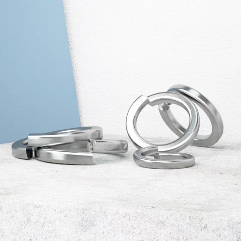 [Australia - AusPower] - 420PCS Metric Sizes 304 Stainless Steel Spring Lock Washers Assortment Kit- M2, M2.5, M3, M4, M5, M6, M8, M10, Prevent Loose Fasteners 420PCS 