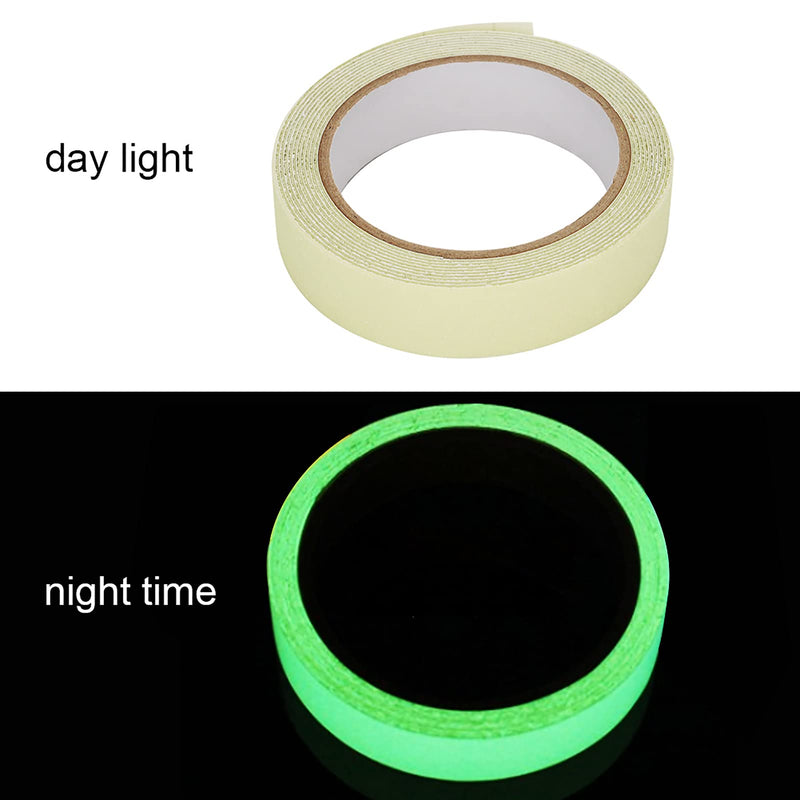 plplaaoo 3 Meters PVC Luminous Non Slip Anti Skid Stair Step Floor Safety Warning Decoration Tape (Fully Luminous 2.5CM*3M) Fully luminous 2.5CM*3M