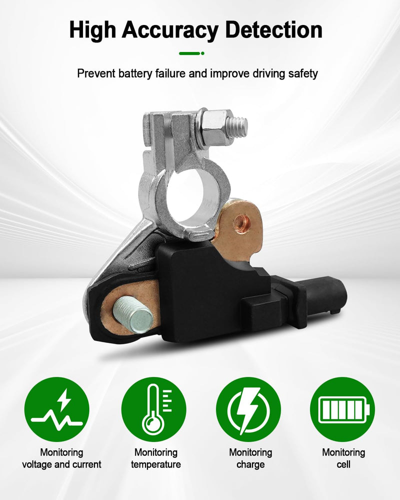 Battery Current Voltage Temperature Sensor Fit for Dodge Challenger Charger Journey RAM 1500 2500 3500 Jeep Wrangler Cherokee Chrysler 200 300 Fiat 500 2011-2019 Replace 4692269AI 4692269AG 4692269AH