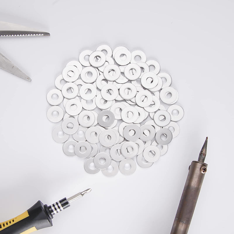 [Australia - AusPower] - Aluminum Backup POP Rivet Washers for 1/8" Diameter Rivets,Aluminum Back Up Washer, 255 PCS 1/8" 