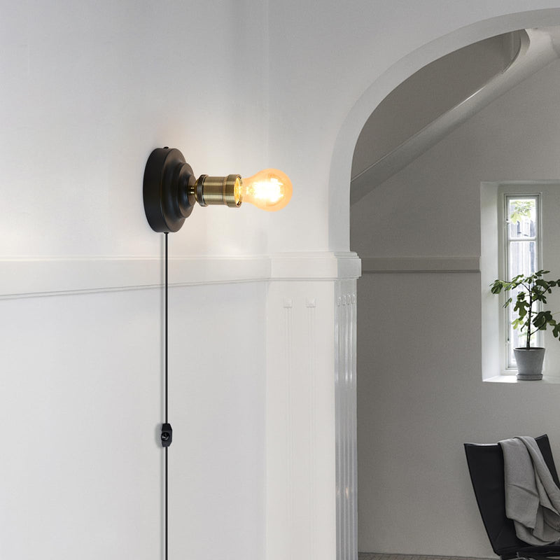 [Australia - AusPower] - Small Chandelier Base, Plug dimming Cable Length 570 cm, Suitable for corridors, Walls, farmhouses, Halls and Other E26-E27 lamp Holders. 