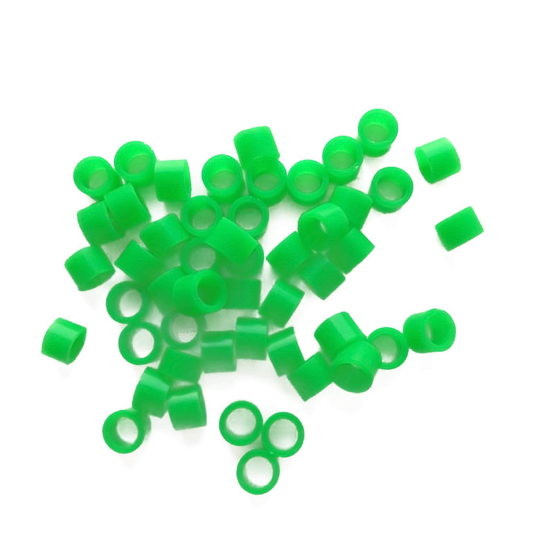 [Australia - AusPower] - 160Pcs/Box Dental Color Code Rings Medical Grade Silicone Material Mixed Colorfull 