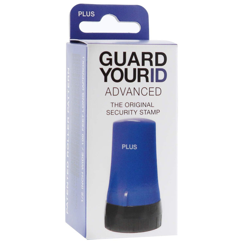 Guard Your ID Confidential Security Roller Set Advanced 2.0 for Identity Theft Protection Redacting (Regular 3-Pack, Blue) Regular 3-Pack