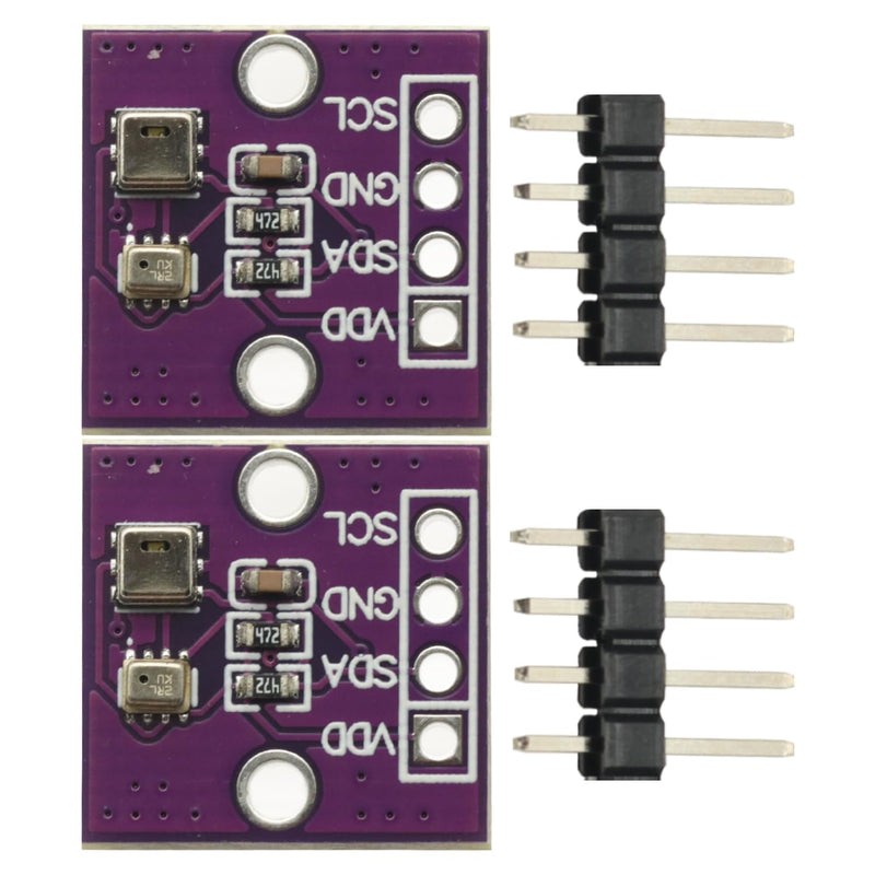 [Australia - AusPower] - 2Pcs AHT20+BMP280 Temperature Humidity and Air Pressure Module High-Precision Digital Temperature Humidity and Air Pressure Sensor 