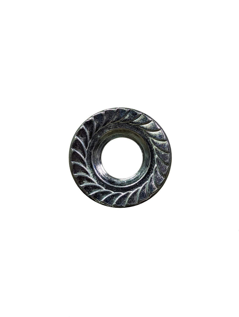 [Australia - AusPower] - 014973242497 Coarse Hex Serrated Flange Nuts, 1/4-20, Piece-100 1/4"-20 100 