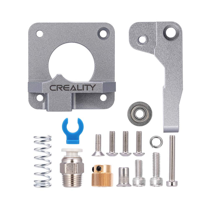 Comgrow Creality All Metal MK-8 Extruder Feeder Drive 3D Printer 4PCS Aluminum Leveling Hand Twist Nut and 1M Capricorn PTFE Bowden Tubing XS Series for Ender 3 / Ender 3 Pro/Ender 5