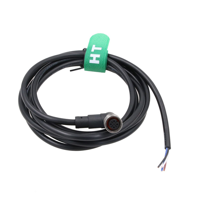 [Australia - AusPower] - Sensor Actuator M12 A Coded 4 pin 90-Degree Female Shield Cable to Open Wire for Industrial Automation, Device Network DeviceNet, CANopen, IO Link, Profibus 1m elbow 4 pin female to open 