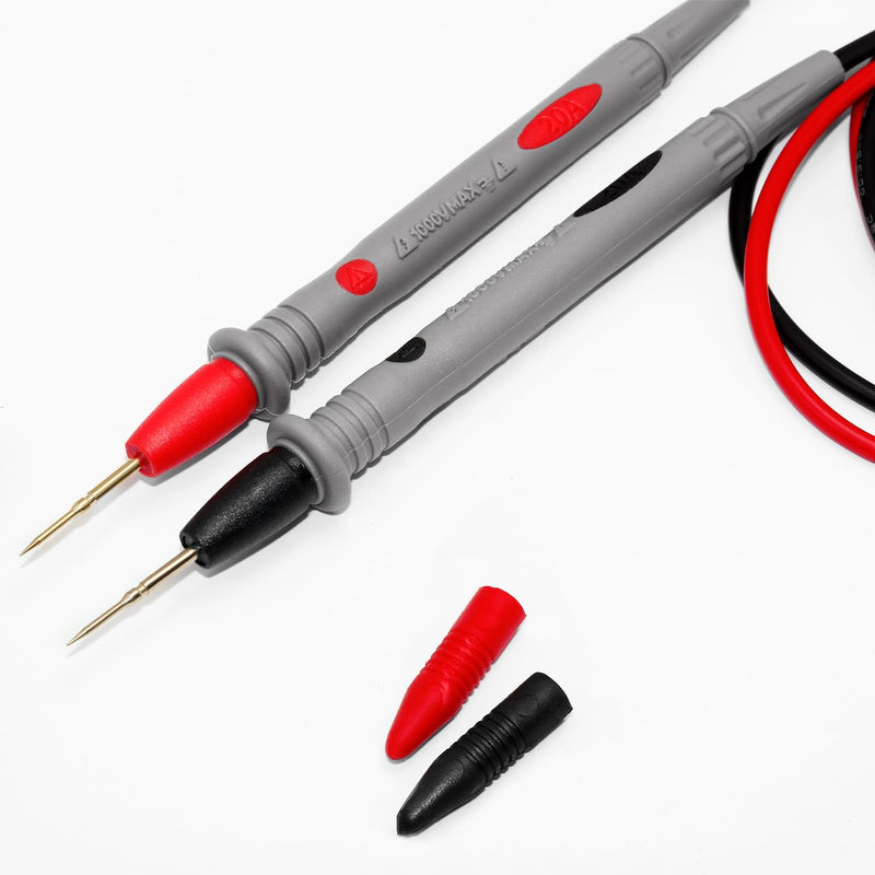 2PCS 1000V 20A multimeter Leads & 2PC 1000V 10A Crocodile Clips Multimeter Test Leads (2) 2
