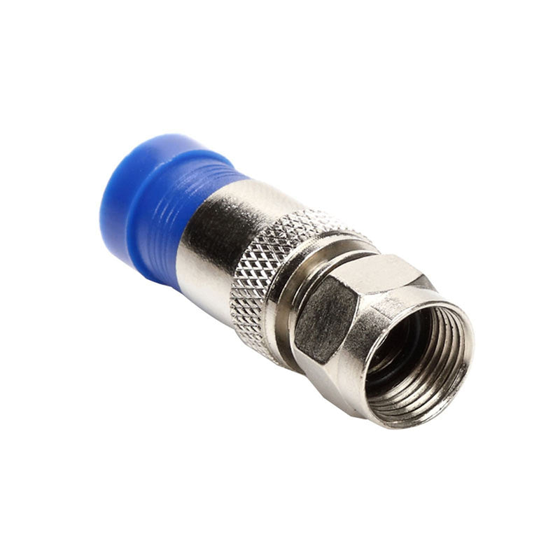 [Australia - AusPower] - RG6 Compression F Type Straight Antenna Cable Connector Coax Adapter Pack of 20 