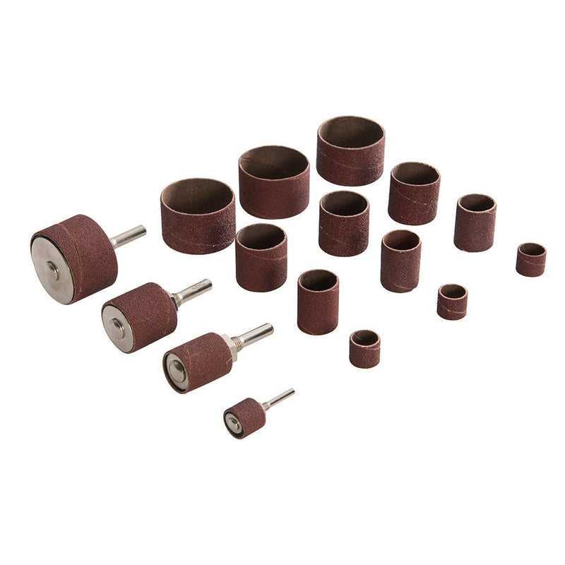 [Australia - AusPower] - Silverline 381141 Sanding Sleeves 20-Piece Set Diameter 13, 19, 25 and 38 mm 