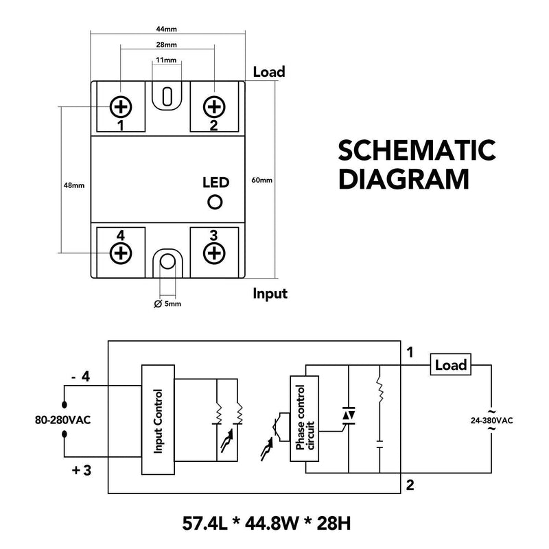 [Australia - AusPower] - HiLetgo 2pcs SSR-25DA 25A 250V Solid State Relay Module 