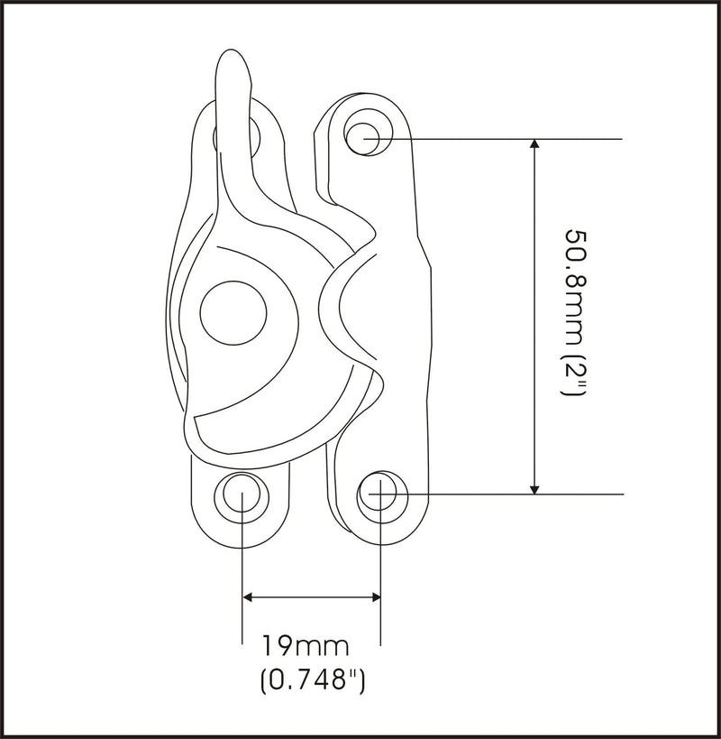 QCAA Forged Brass Sash Lock in Solid Brass, CTC 2", Satin Nickel Brushed US15, 2 Pack