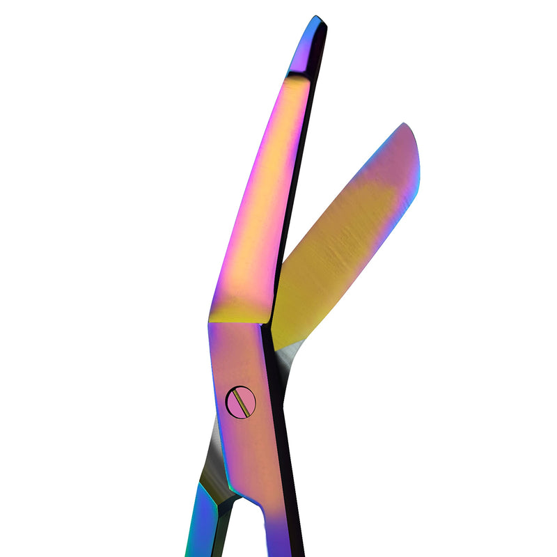 SURGICAL ONLINE Titanium Rainbow Hemostats & Scissors Set - Durable Material, Easy Identification, Precise Cutting, Versatile Use, Comfortable Grip (5.5 Inch, 3 pcs Set)