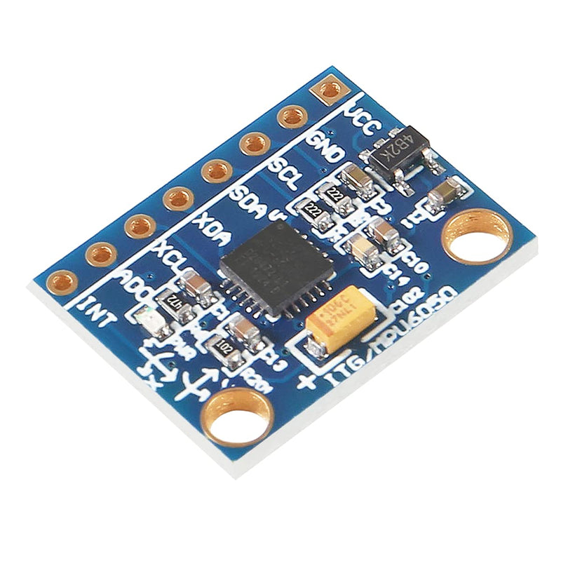 10pcs GY-521 MPU-6050 MPU6050 3 Axis Accelerometer Gyroscope Module 6 DOF 6-axis Accelerometer Gyroscope Sensor Module 16 Bit AD Converter Data Output IIC I2C for Arduino