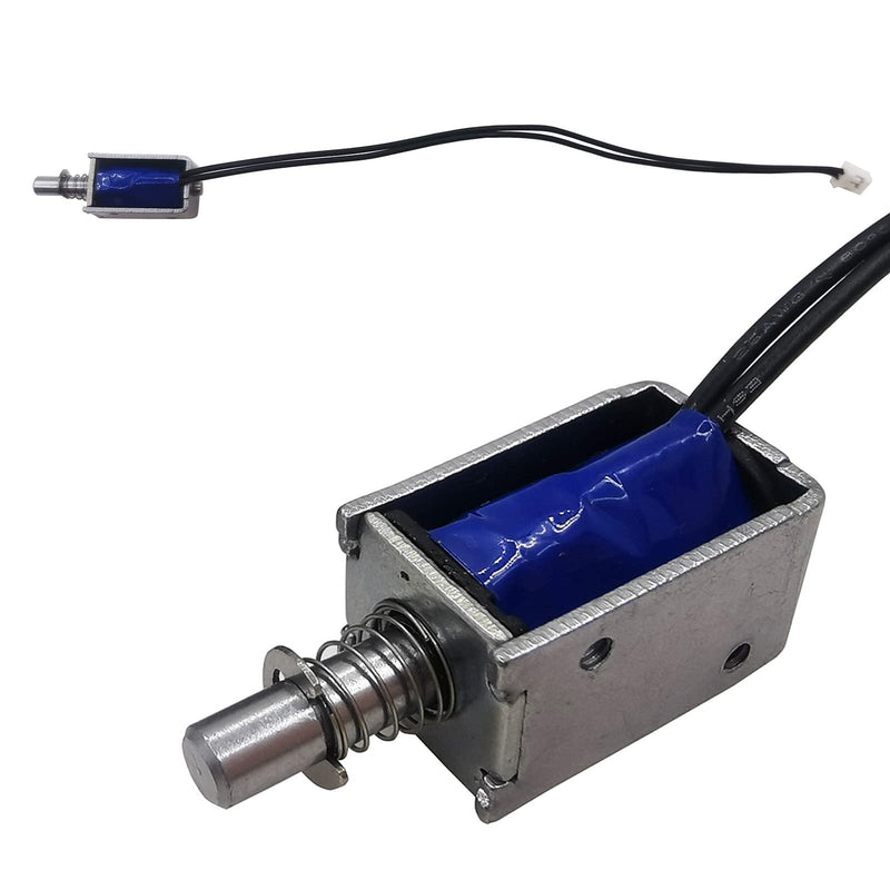 [Australia - AusPower] - 2PCS Mini Push Pull Linear Solenoid Electromagnet 3mm Stroke DC 3V~5V 6? 0.5A~0.83A Open Frame Mini Frames Actuator Electric DC Magnet Solenoid DS-0420S 
