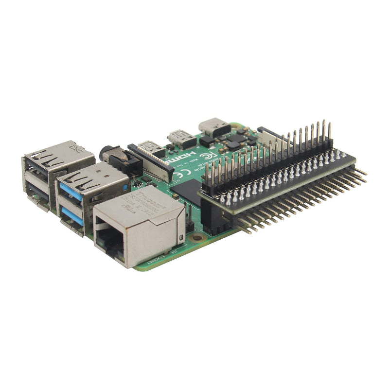 [Australia - AusPower] - Geekworm GPIO Extension Header (G341) / 1-to-2 40 Pin GPIO Edge Adapter Board for Raspberry Pi 5 / Raspberry Pi 4 / 3B+ / 3B / Zero W/Zero 