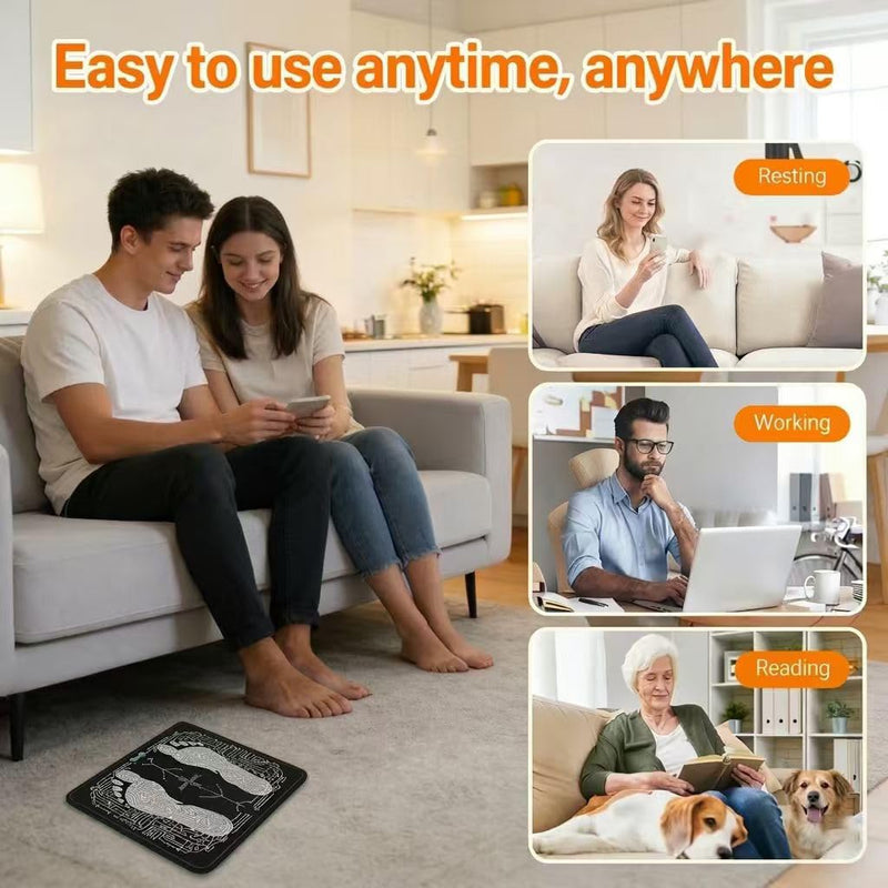 [Australia - AusPower] - Siseca TENS and EMS, TENS and Muscle Stimulator, Portable Massager for Foot/Body 