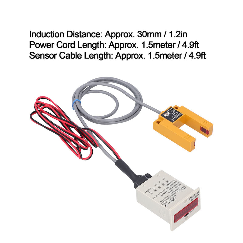 [Australia - AusPower] - Digital Display Counter Electronic Industrial Sensor Automatic Induction BEM?6H?30E4?CT (AC110V) 