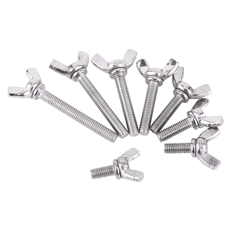 [Australia - AusPower] - 20 Pcs M6 Carbon Steel Zinc Plating Wing Butterfly Screws Bolts,Wing Bolt,Machine Fastener,Thumb Hand Screws for Electronic Equipment (Galvanized M6-1.0 x 12mm) M6-1.0 x 12mm?20Pcs? 