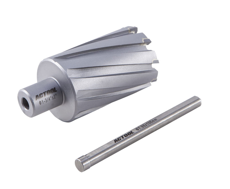 1-3/4'' Diameter x 2'' Depth of Cut Carbide Tipped TCT ANNULAR Cutter with 3/4'' Weldon Shank 1-3/4'' x 2''