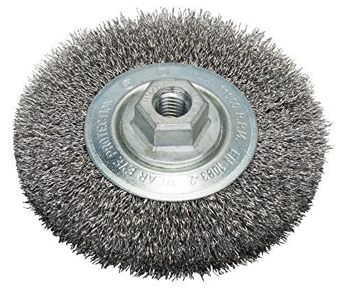Bosch 1 x PRO Steel Longlife Disc Brush, Wavy Wire for Small Angle Grinders and M14 Thread (for Steel, Diameter 115 mm, Professional Accessories Small Angle Grinder) (Pack of 2) Ø 115 mm (Packung mit 2)