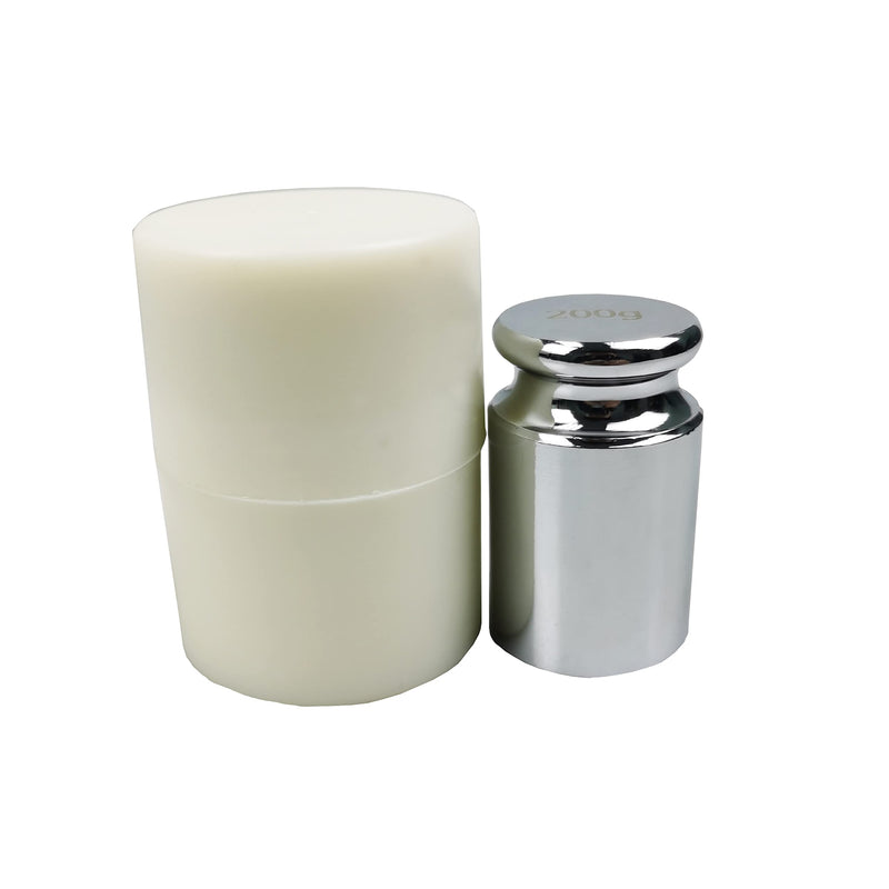 [Australia - AusPower] - HFS(R) Calibration Weight 200 Gram M2 Class Chrome Scale Balance Calibration Weight for Digital Scale, Pocket Scale 