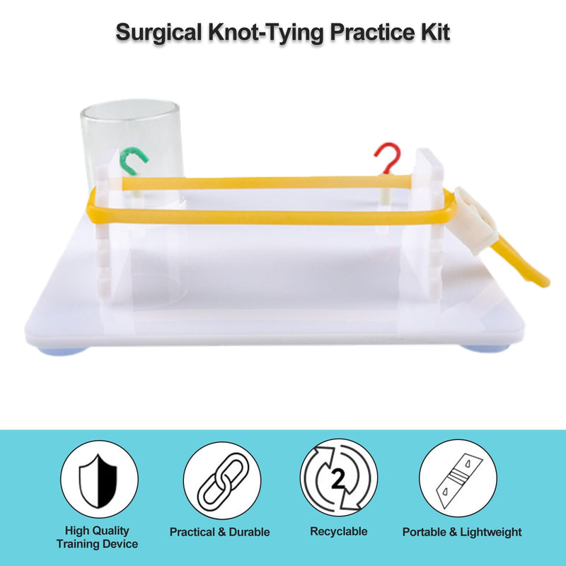 [Australia - AusPower] - Surgical Knot-Tying Practice Kit - Suture Training Tools, Master Knotting Techniques for Clinical Students & Professionals, 1 Set 