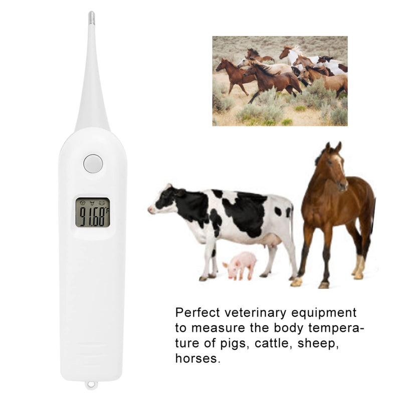 [Australia - AusPower] - Pet Thermometer, Fast Read Digital Veterinary Thermometer, Animal Temperature Monitor, Pet Temperature Tester for Dogs, Cats, Horse,Cattle, Pigs,Birds, Sheep 