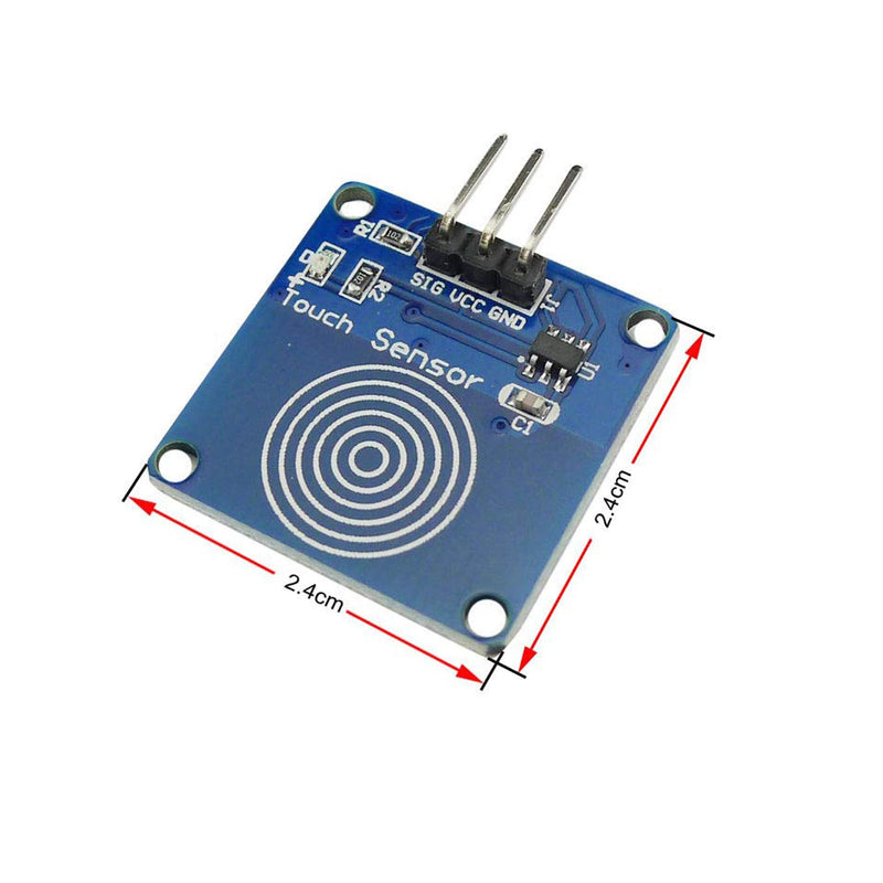 [Australia - AusPower] - TTP223B Capacitive Touch Switch Module Touch Sensor Switch Digital Capacitive Touch Sensor Switch DC 2~5.5V 10pcs 