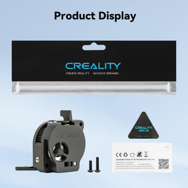Creality Official K1/K1C/K1 SE/K1 Max Multicolour CFS Upgrade Extruder Kit, Built-in Filament Break Sensor and Cutter, Dual Gears for Smooth Feeding, 3D Printer Accessory Replace Set