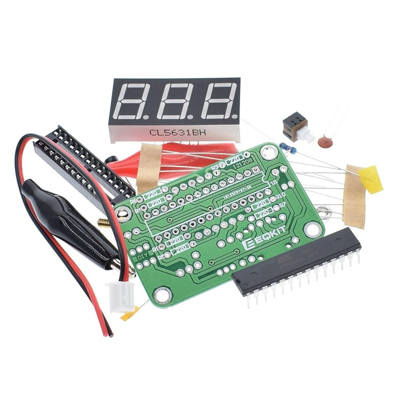 [Australia - AusPower] - HiLetgo VOT-8 Voltmeter Kit Voltage Meter Electronic Production Suite DIY Kit for Student Electronic Exercise 