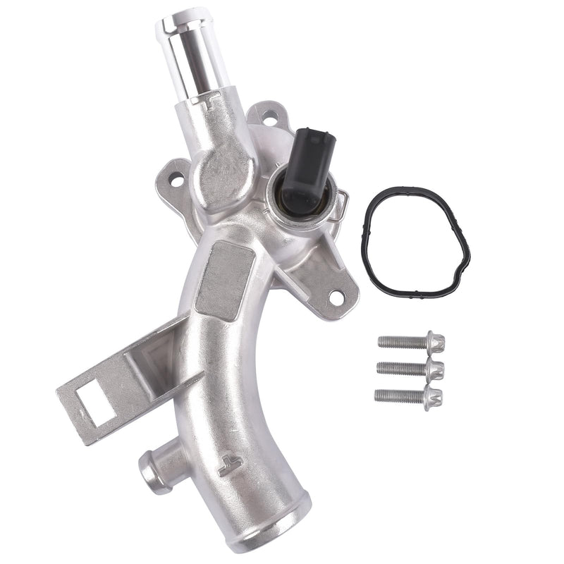 Coolant Flange with Sensor Water Pipe Compatible with Adam Corsa 25192985 | Compatible with Adam Corsa ED Astra J Meriva B 1338022