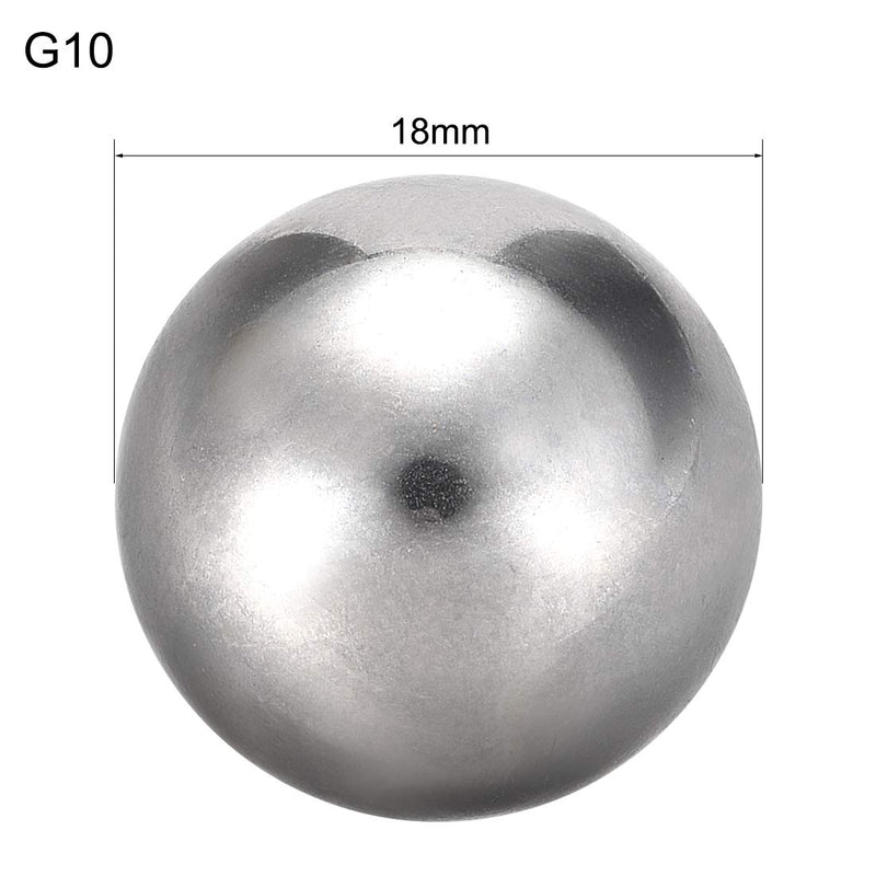 [Australia - AusPower] - uxcell Precision Chrome Steel Bearing Balls 18mm G10 10pcs 