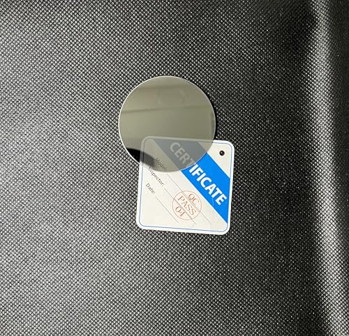 Optical Glass Plate Beam Splitter, BK-7 Glass, 2 Inch Diameter, 2mm Thick, 50:50 Transmission Reflection, for Scientific Instruments Diameter 50.8 mm