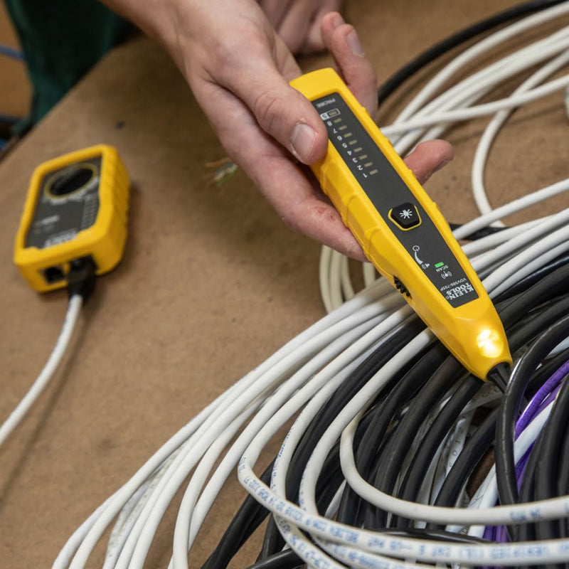 [Australia - AusPower] - Klein Tools VDV500-705 Wire Tracer Tone Generator and Probe Kit for Ethernet, Internet, Telephone, Speaker, Coax, Video, and Data Cables RJ45, RJ11, RJ12 DEVICE Tone & Probe Test and Trace Kit 