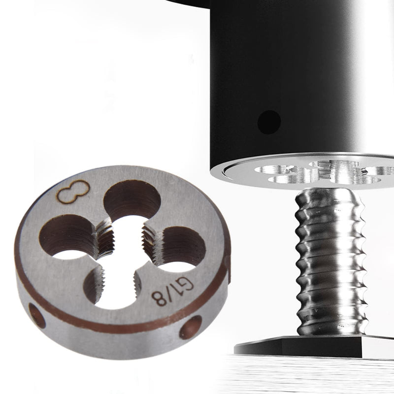[Australia - AusPower] - Fafeicy G1/8 UNC Round Die Thread Screw Die 30mm/1.18" OD for General Thread Machining Manual Measurement, #511 